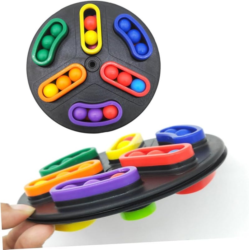 لعبة متاهة الكرة للأطفال من بيسبورتابل، لعبة ألغاز مكتبية، لعبة تعليمية مبكرة، لون عشوائي - Image 4